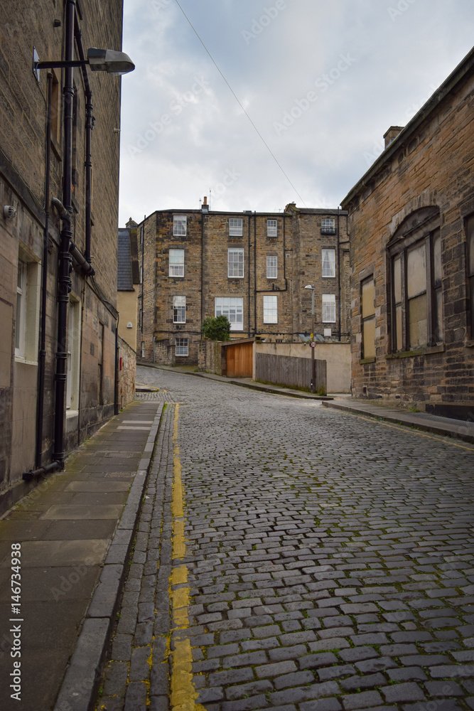 Straße, Häuser, Haus, Architektur, Streifen, Alt, England, United Kingdom, Edinburgh 