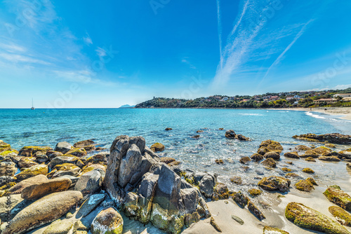 Fototapeta Naklejka Na Ścianę i Meble -  Rocks in Porto Frailis shore