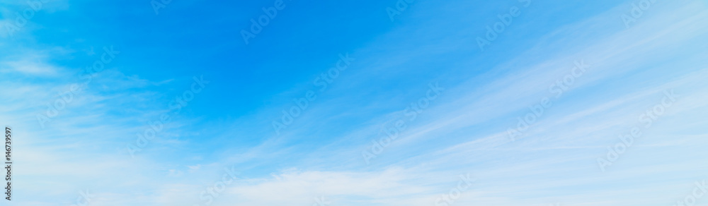 Blue sky with cirrus clouds Blue sky with cirrus clouds