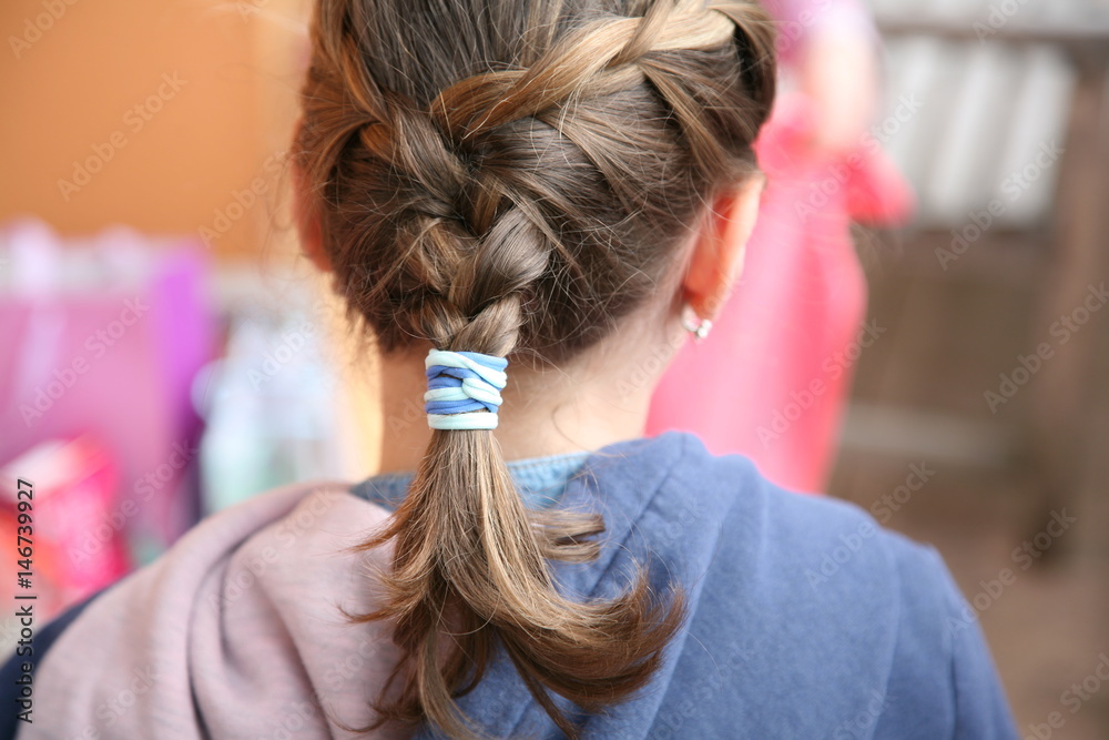 Fototapeta premium plaited hair