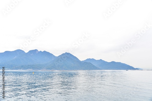 Scenic View of Islands Near Miyajima Island © panithi33