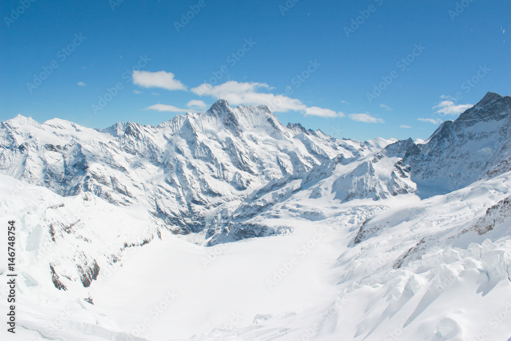 Swiss Alps at Jungfrau, Switzerland