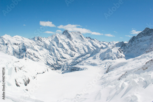 Swiss Alps at Jungfrau  Switzerland