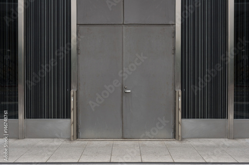 sidewalk by street wall & door © RobbinLee