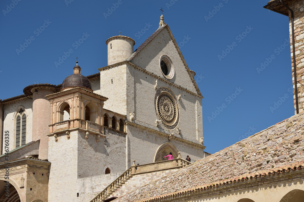 Fototapeta premium Basilika San Francesco in Assisi