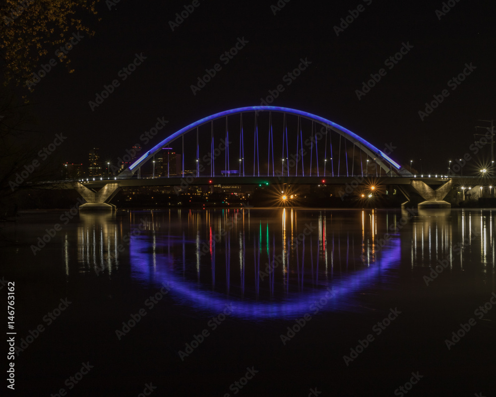 Lowry Bridge tribute to Prince