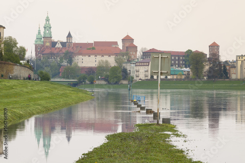 Poland, Krakow, Flooded River Bank © aureliano1704