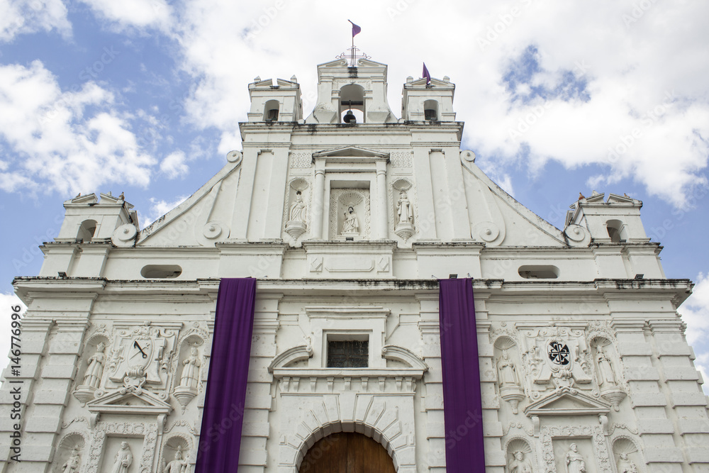 Catholic Church of Rabinal Baja Verapaz, Guatemala.