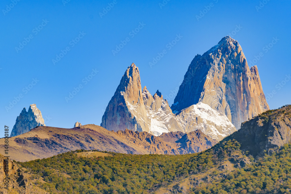 Snowy Andes Mountains, El Chalten, Argentina