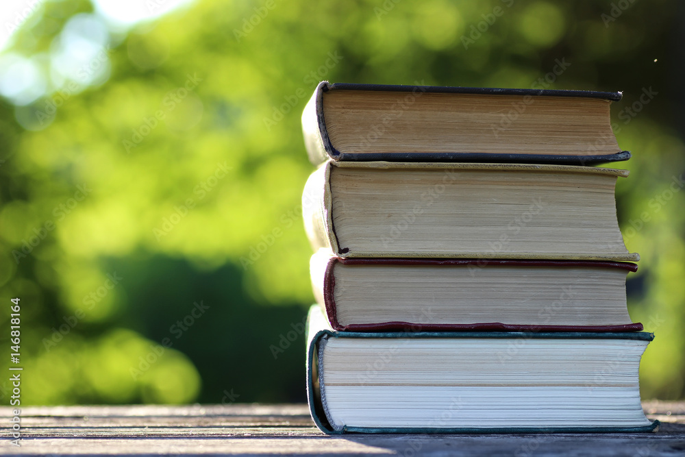 book stack background table wooden outdoor book stack background table wooden outdoor