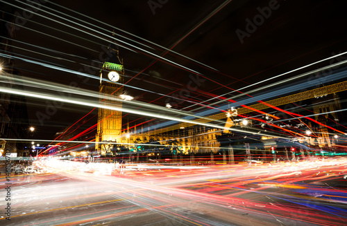 London, Big Ben bei Nacht