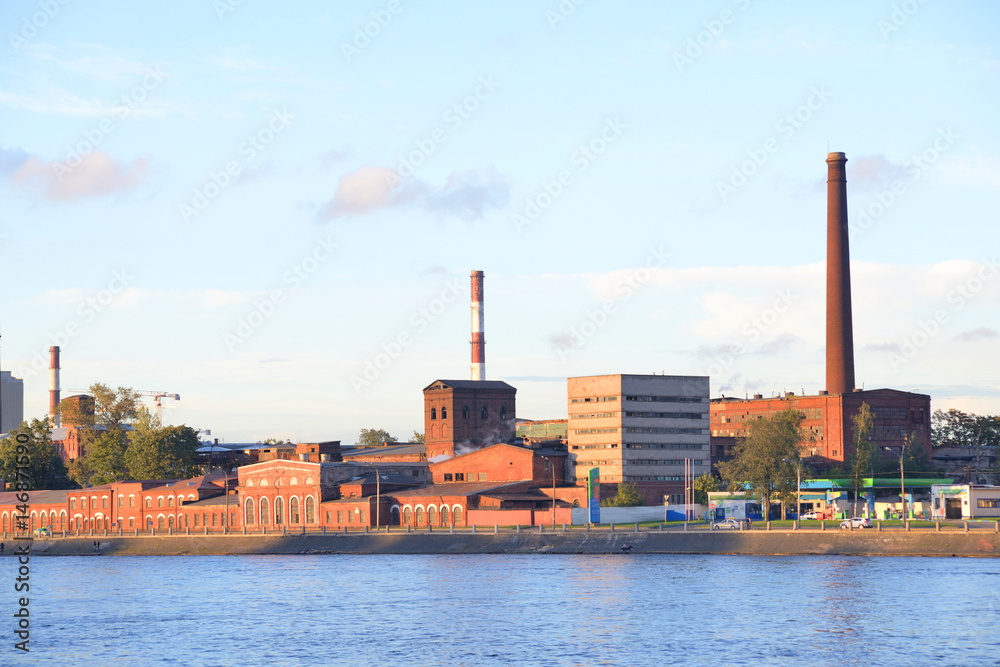 The old factory building, St.Petersburg. The old factory building, St.Petersburg.