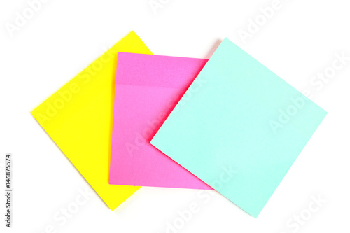 Colorful sheets for writing