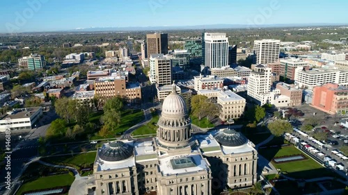 City of Boise Idaho and Iconic State Capital 