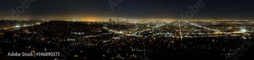Los Angeles bei Nacht  Kalifornien  USA