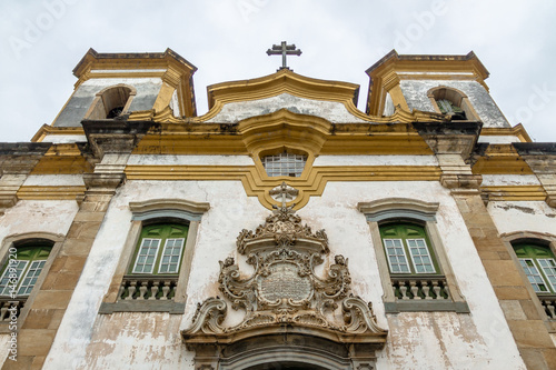 Sao Francisco de Assis Church Facade detail - Mariana  Minas Gerais  Brazil