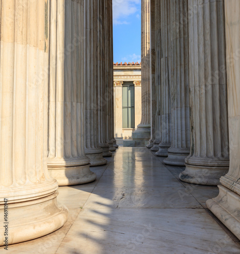 Wallpaper Mural Greek marble pillars rows Torontodigital.ca