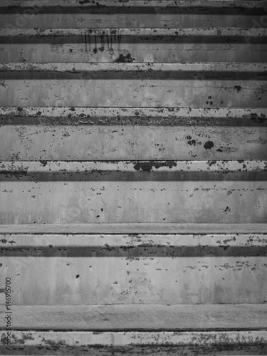 worn urban staircase