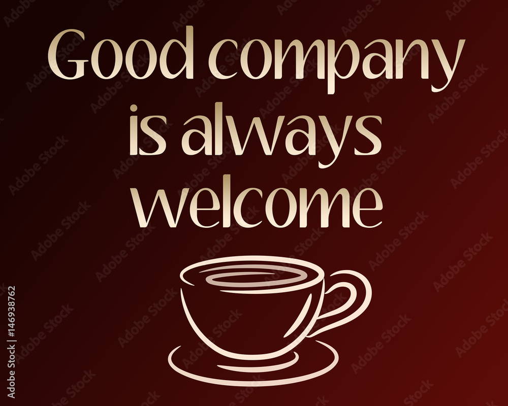 a graphic illustration with a dark brown background with cream colored text that says a graphic illustration with a dark brown background with cream colored text that says