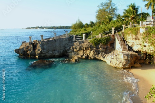 Taga Beach, Tinian, CNMI The ledge at Taga Beach is the most popular dive spot in the island