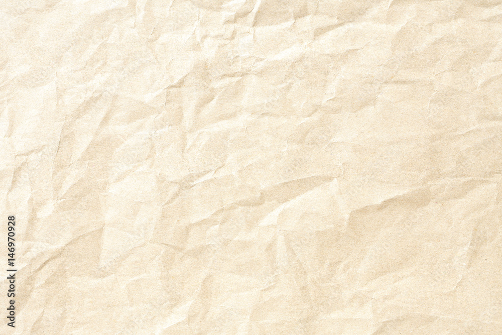 Old crumpled brown paper texture