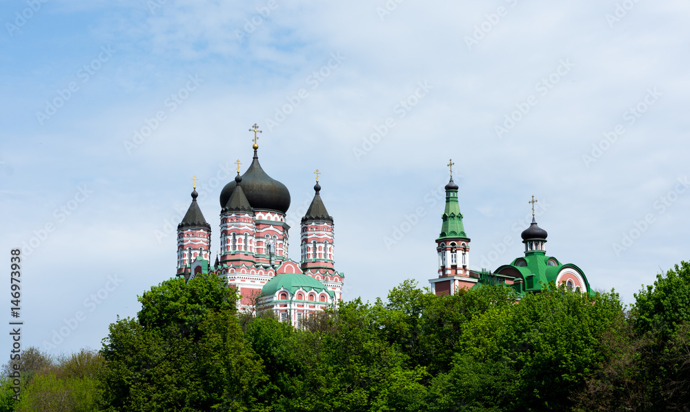 Sight church in Ukraine, Kiev. Dome of church