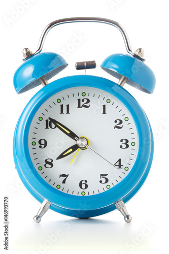 Alarm clock isolated on white background