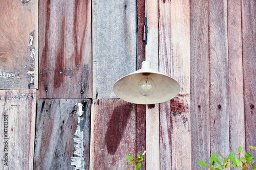 wood texturewood texture background  and  lamp photo