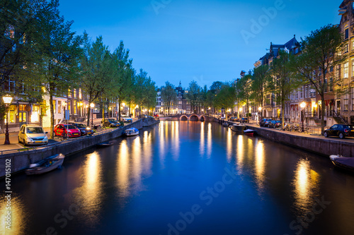 Gracht, Amsterdam, Niederlande
