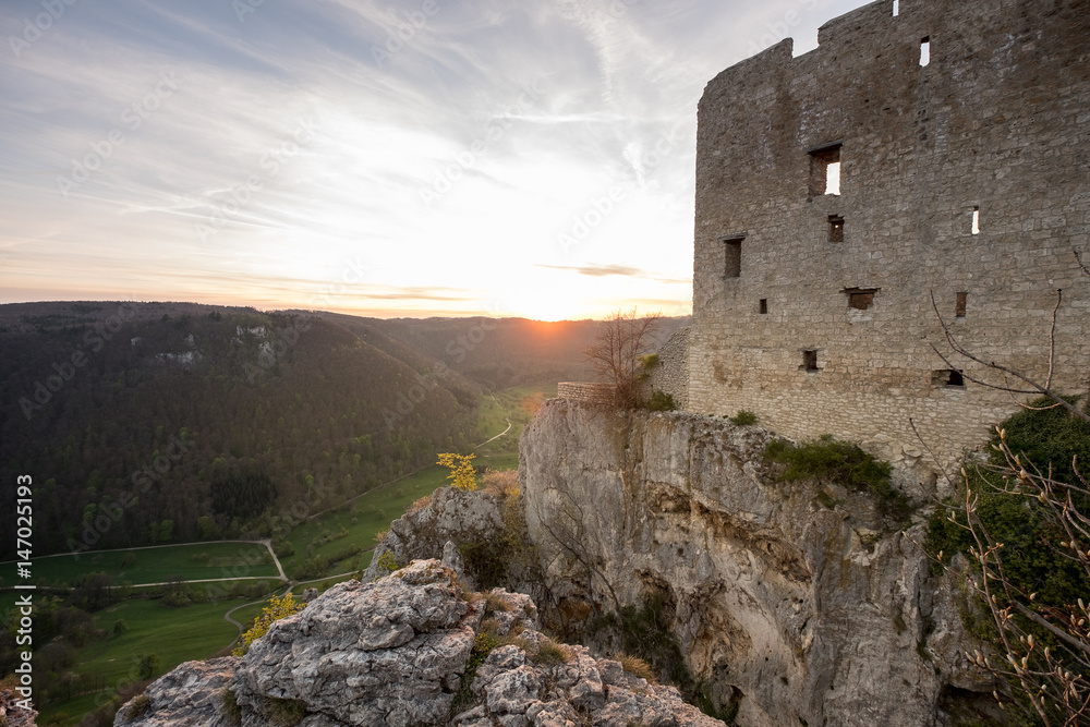 Burgruine Reussenstein auf der schwäbischen Alb