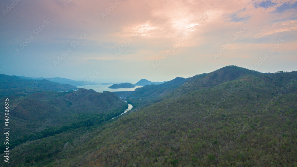 water from dam to Kwai river