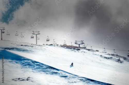 Foto Coronet Peak Snowboarder.
