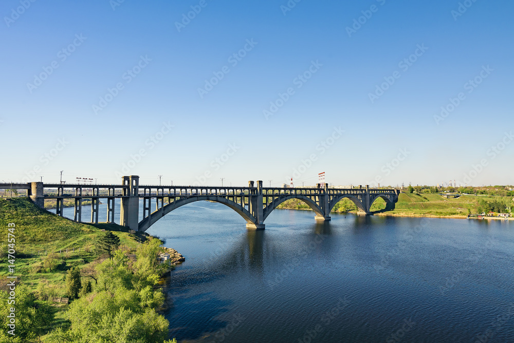 View of the bridge of Preobrazhensky 