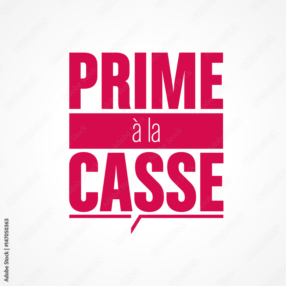 Fototapeta premium prime à la casse