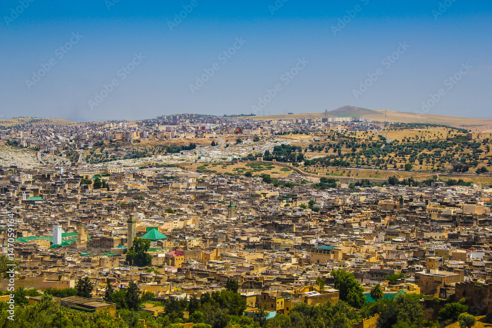 View on Fez, Morocco