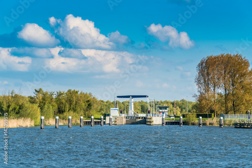 Bridge in Flevoland the Netherlands