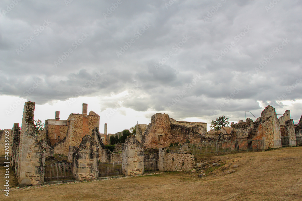 Part of the village of Oradour-sur-Glane thats never restored after the second world war