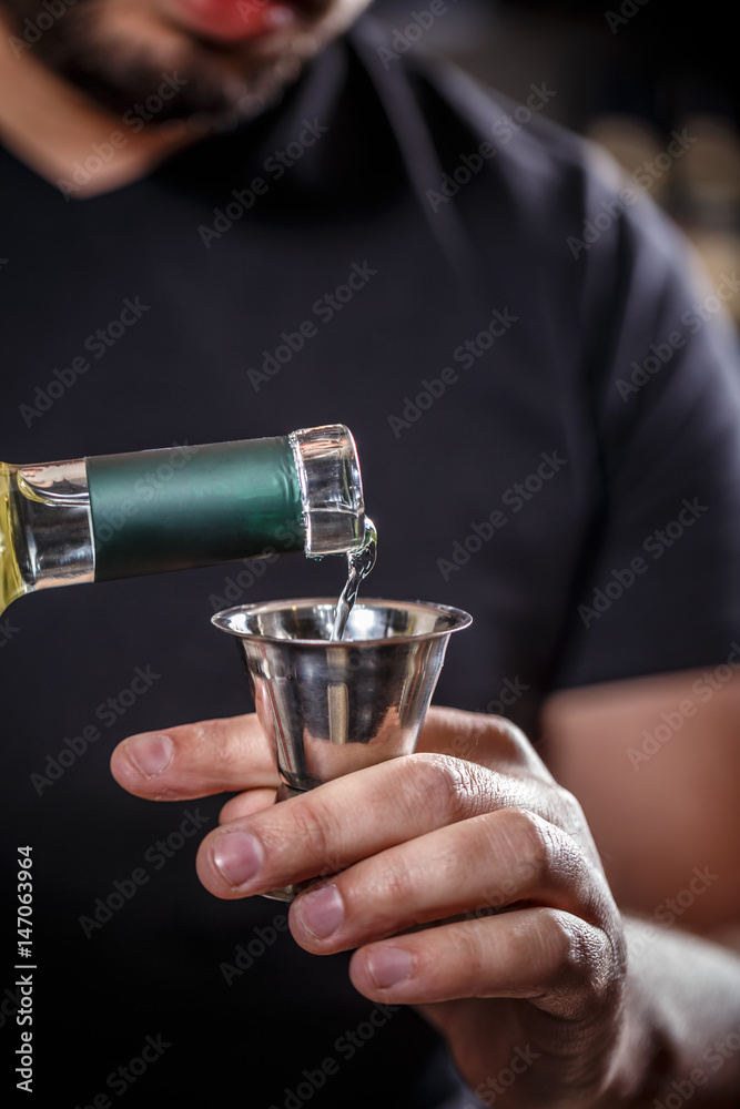 Obraz premium Bartender at work