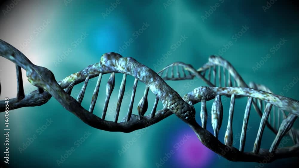 DNA structure and cells  abstract background