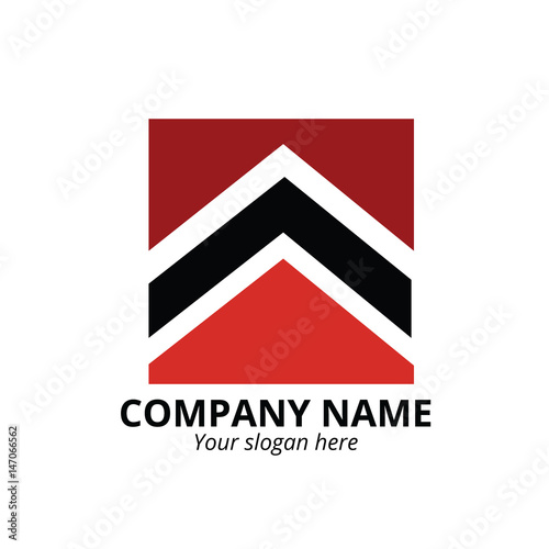 Black and White Roof logo