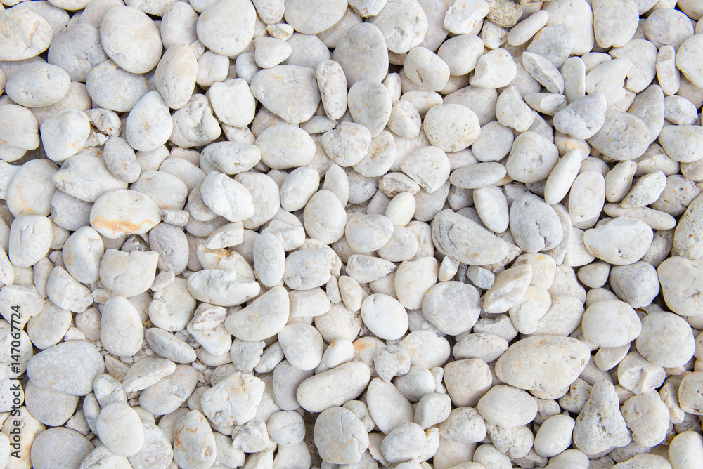 White stones in the White stones in the