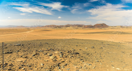 Blick in den Messum Krater, Erongo, Namibia