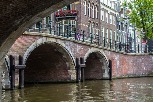 Bridge over canal in Amsterdam © robertdering