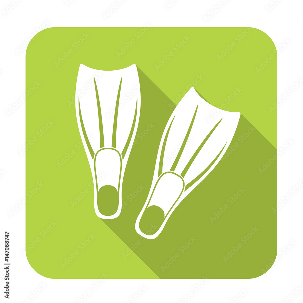 Diving flippers icon Diving flippers icon