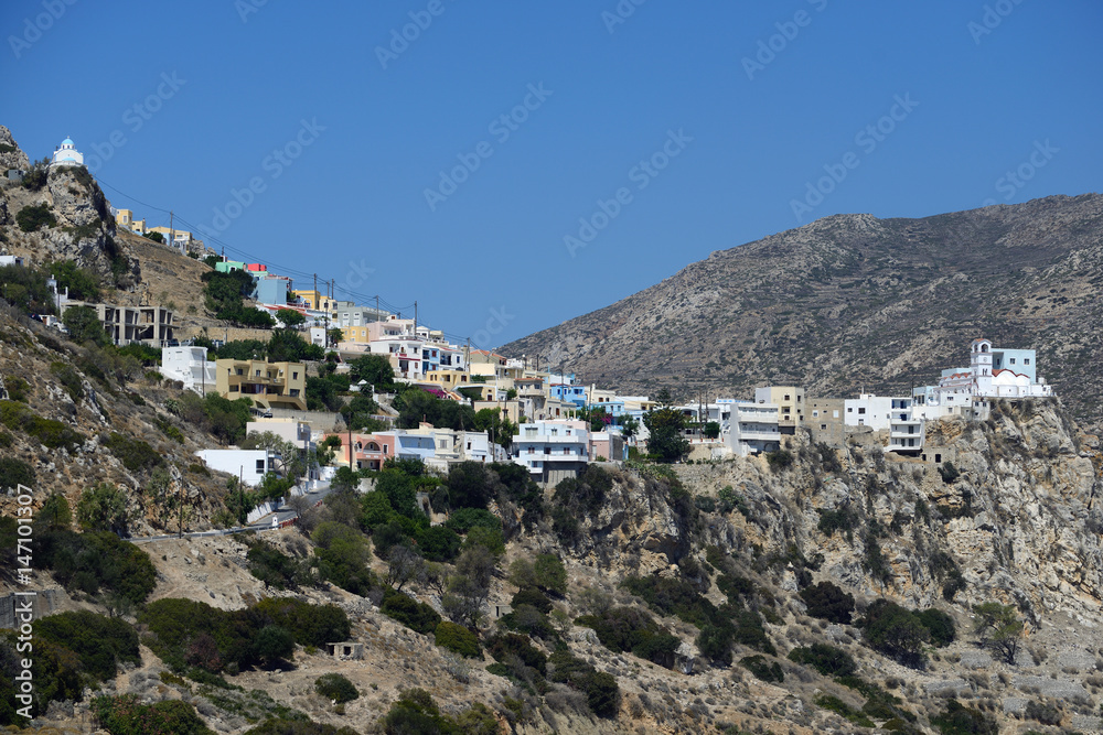 Naklejka premium By, karpathos, grekland