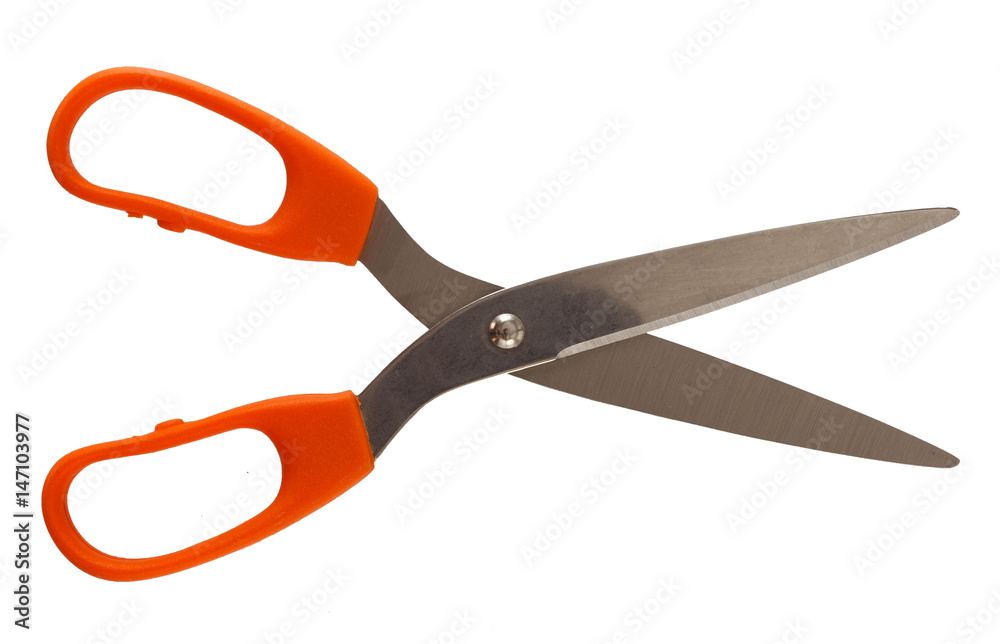 Scissors isolated on white