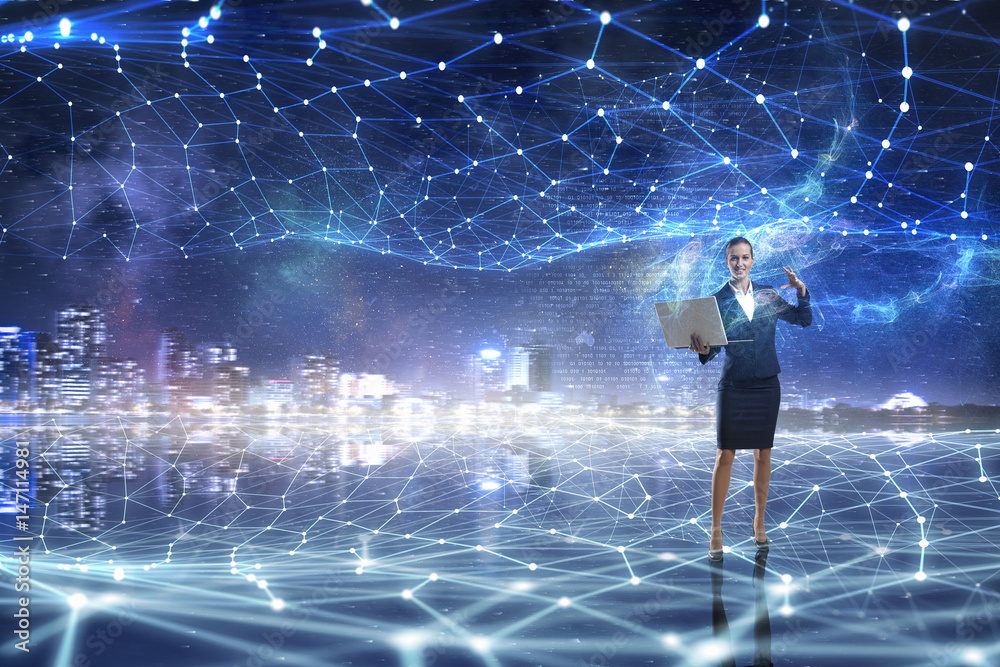 Surfing the Internet space Surfing the Internet space