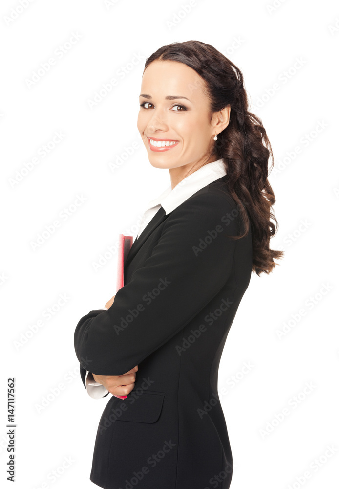 Obraz premium Businesswoman with folder