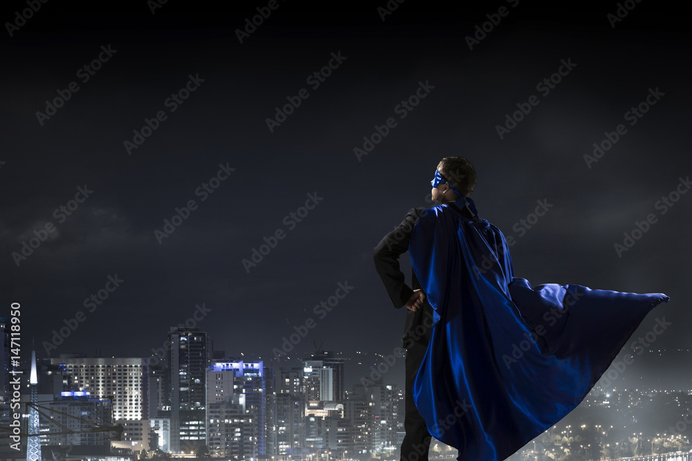 Fototapeta premium Employee with super skills