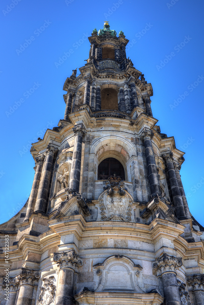 Die Hofkirche in Dresden Sachsen